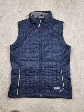 Stio Vest Womens Small Insulated Quilted Puffer Lightweight Hiking Wyoming USA S